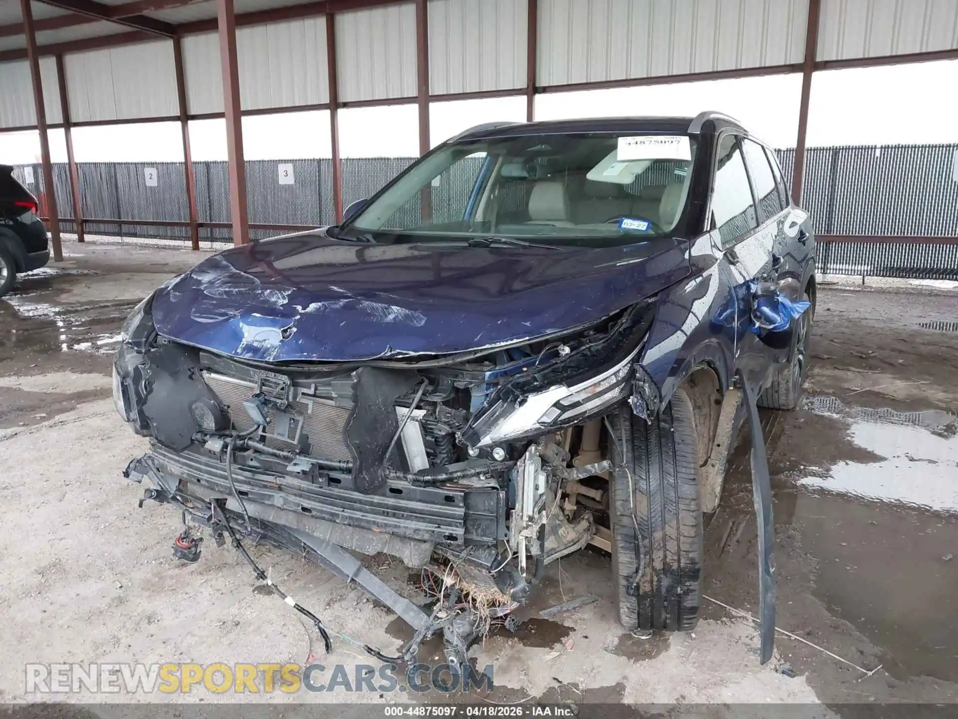 2 Photograph of a damaged car JN8AT3CA1MW024090 NISSAN ROGUE 2021