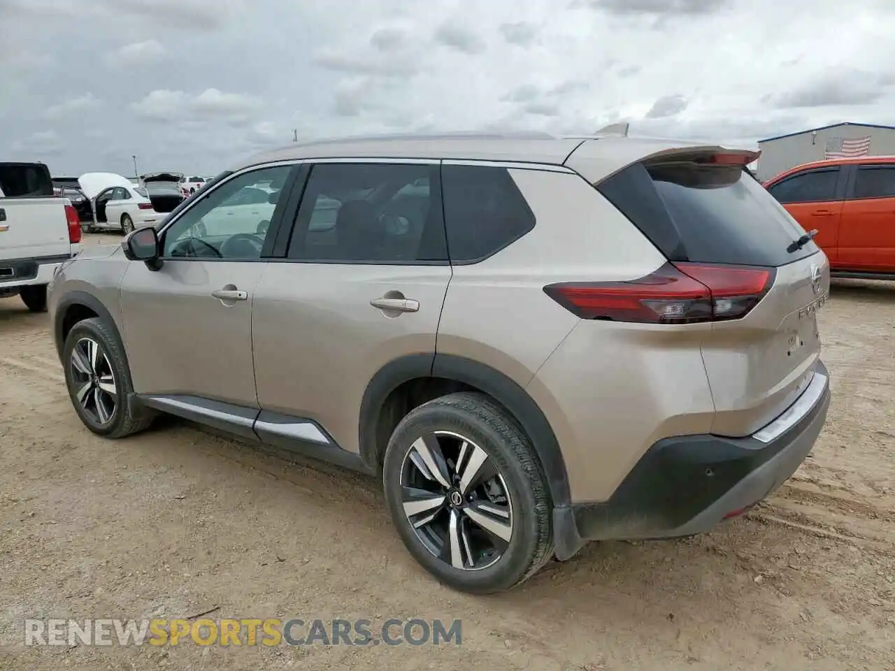 2 Photograph of a damaged car JN8AT3CA1MW027457 NISSAN ROGUE 2021