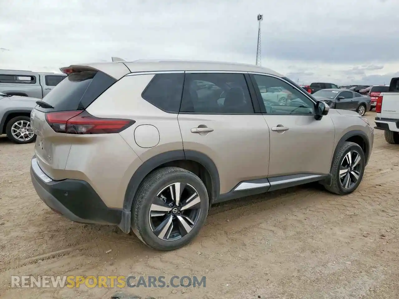 3 Photograph of a damaged car JN8AT3CA1MW027457 NISSAN ROGUE 2021