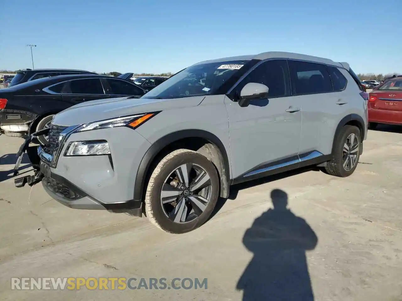 1 Photograph of a damaged car JN8AT3CA1MW028074 NISSAN ROGUE 2021