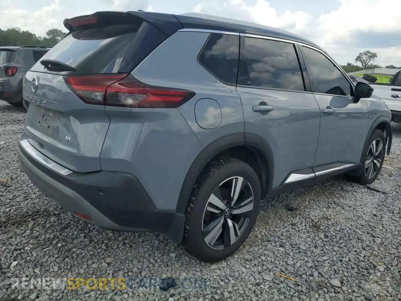3 fotografías del automóvil dañado JN8AT3CA2MW014538 NISSAN ROGUE 2021