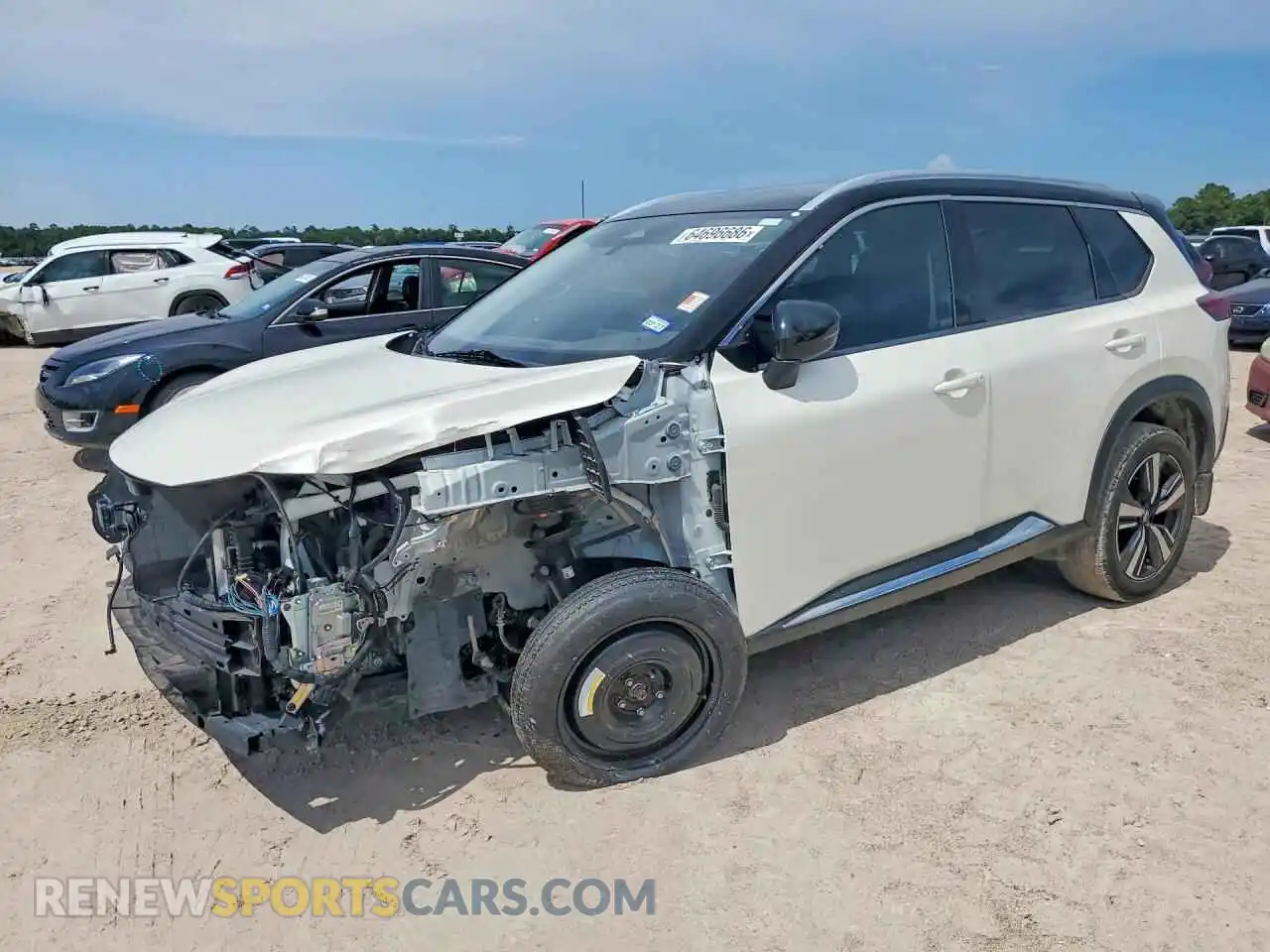 1 Photograph of a damaged car JN8AT3CA3MW010899 NISSAN ROGUE 2021