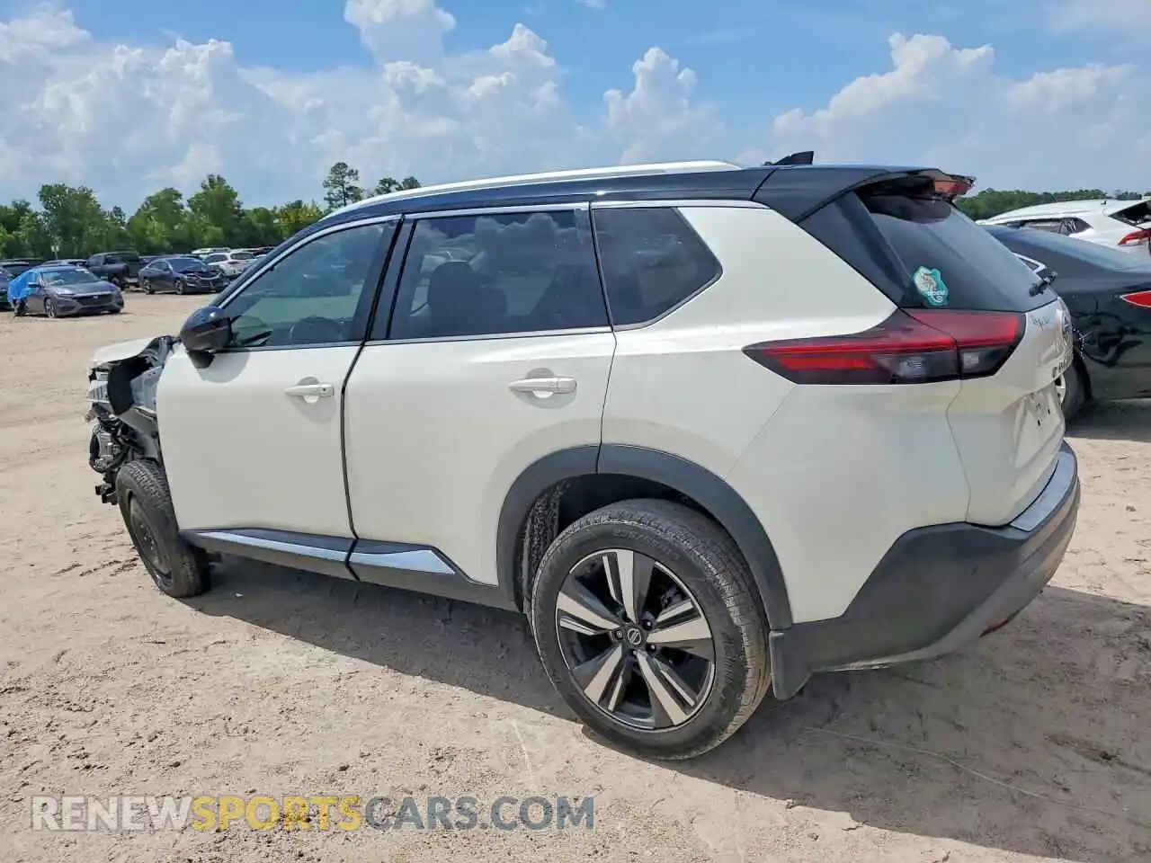 2 Photograph of a damaged car JN8AT3CA3MW010899 NISSAN ROGUE 2021