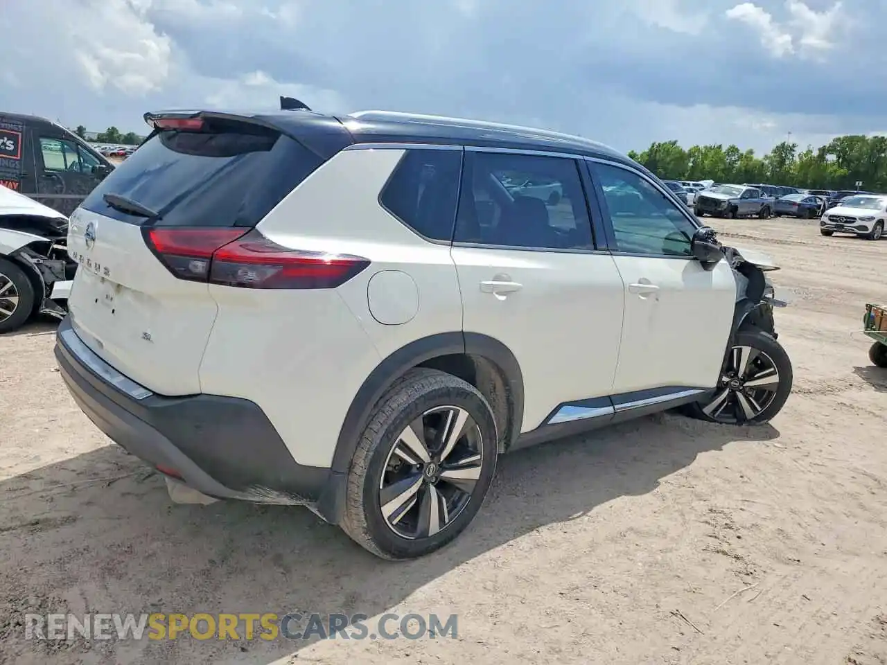 3 Photograph of a damaged car JN8AT3CA3MW010899 NISSAN ROGUE 2021