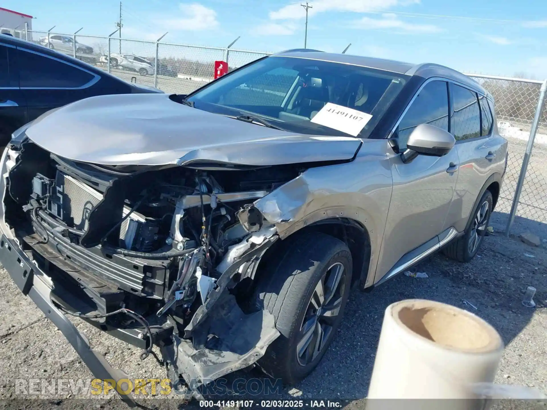 2 Photograph of a damaged car JN8AT3CA3MW020946 NISSAN ROGUE 2021