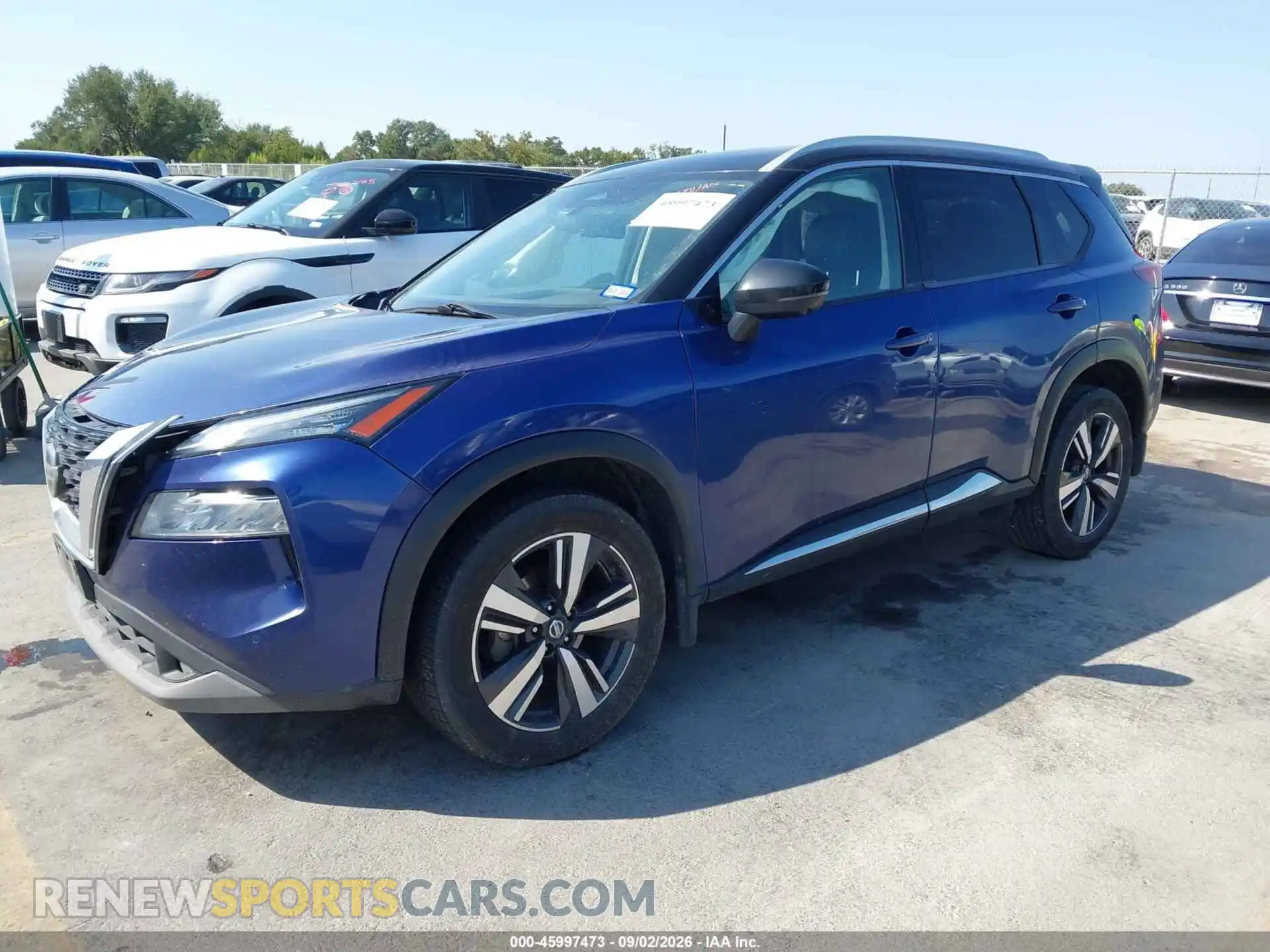 2 Photograph of a damaged car JN8AT3CA7MW015331 NISSAN ROGUE 2021