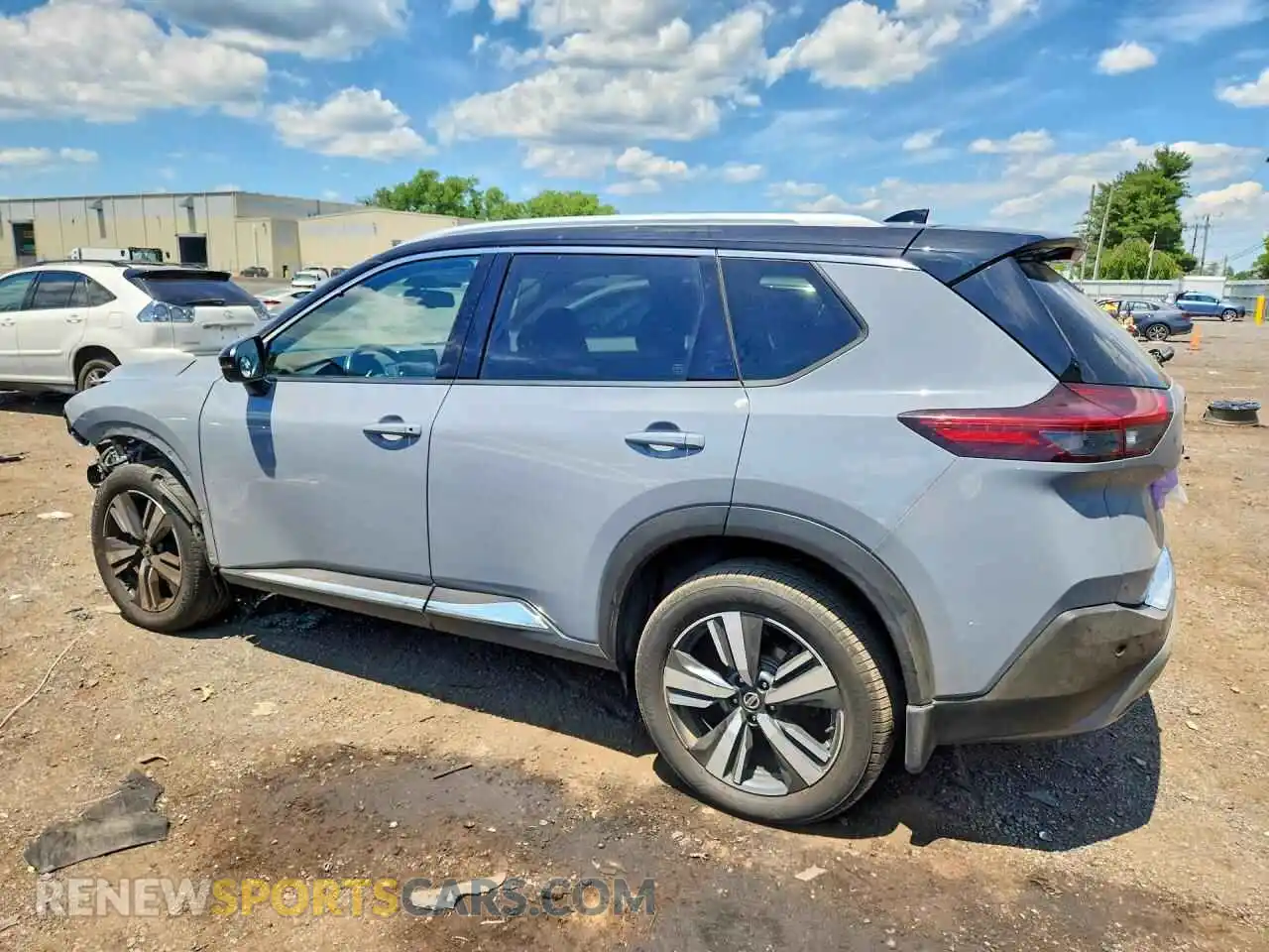 2 Photograph of a damaged car JN8AT3CB1MW206719 NISSAN ROGUE 2021