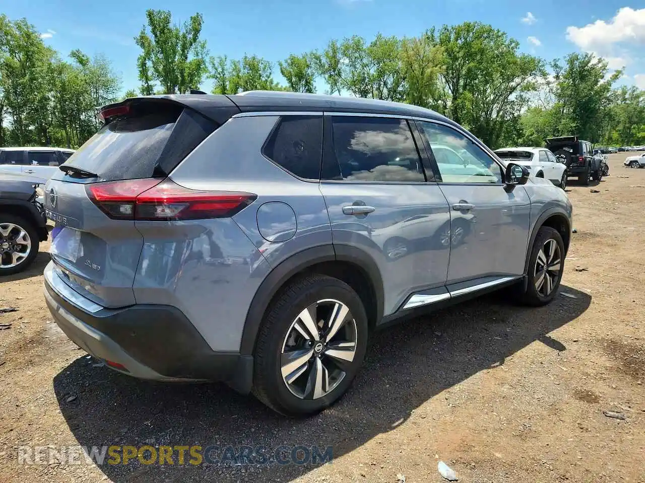 3 Photograph of a damaged car JN8AT3CB1MW206719 NISSAN ROGUE 2021