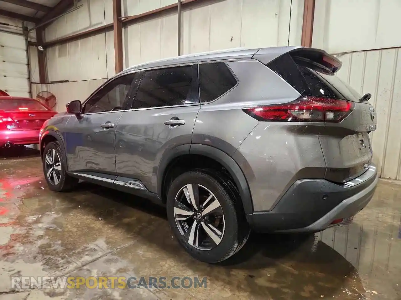 2 fotografías del automóvil dañado JN8AT3CB1MW220815 NISSAN ROGUE 2021