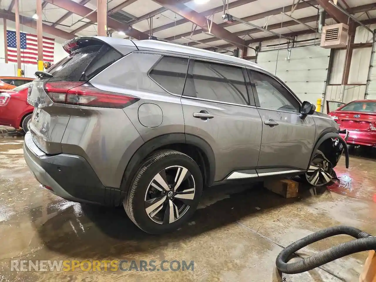 3 fotografías del automóvil dañado JN8AT3CB1MW220815 NISSAN ROGUE 2021