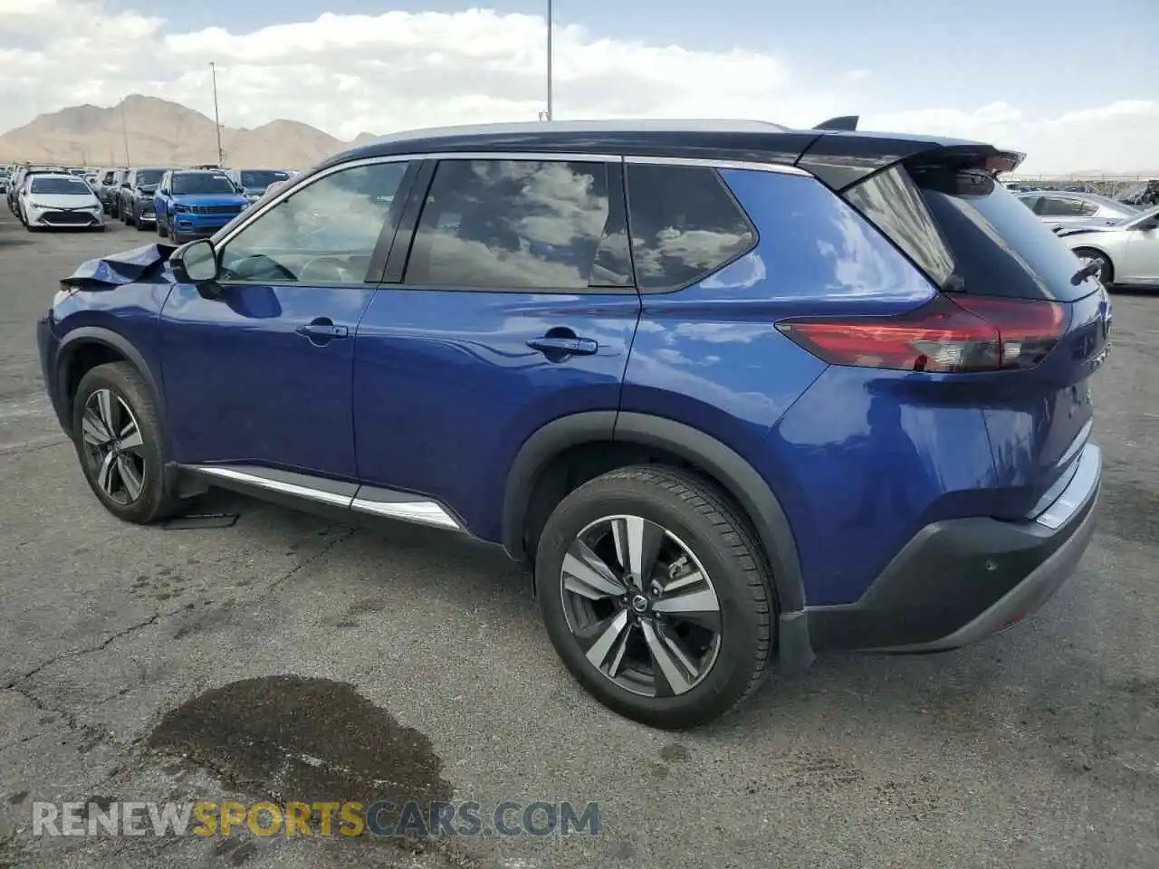 2 Photograph of a damaged car JN8AT3CB1MW231779 NISSAN ROGUE 2021