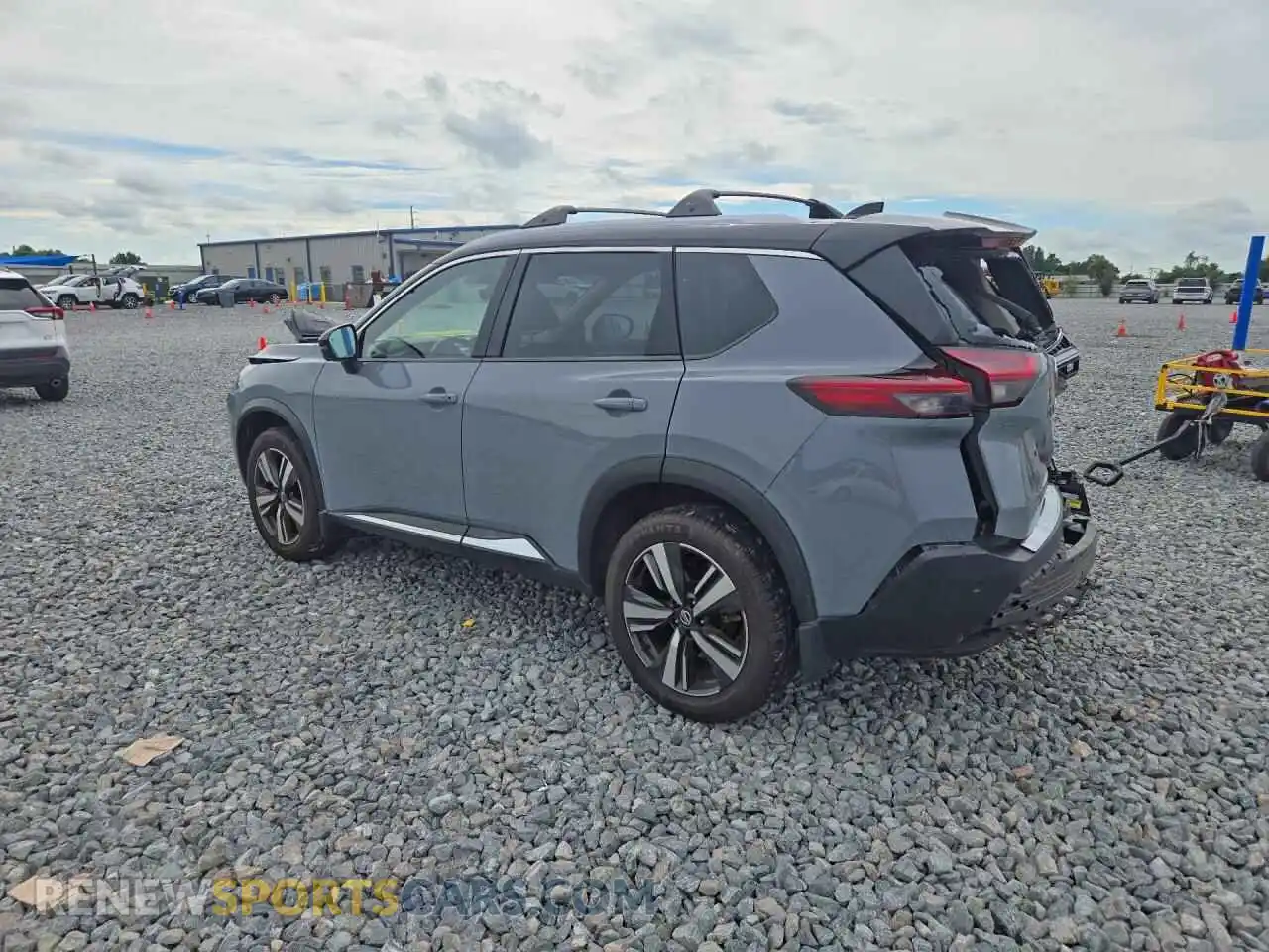 2 fotografías del automóvil dañado JN8AT3CB1MW232706 NISSAN ROGUE 2021