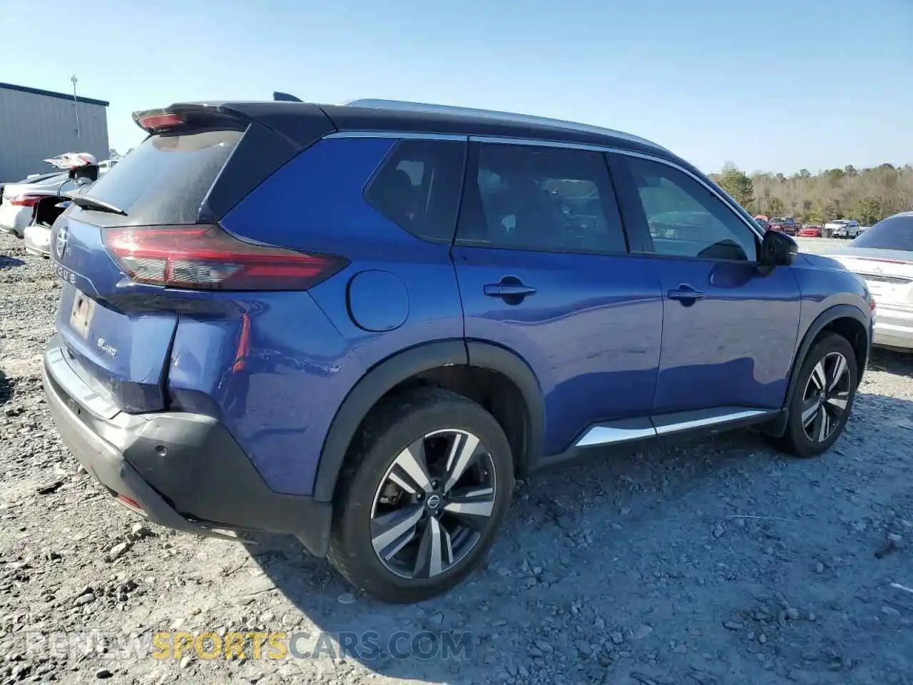 3 Photograph of a damaged car JN8AT3CB1MW238568 NISSAN ROGUE 2021