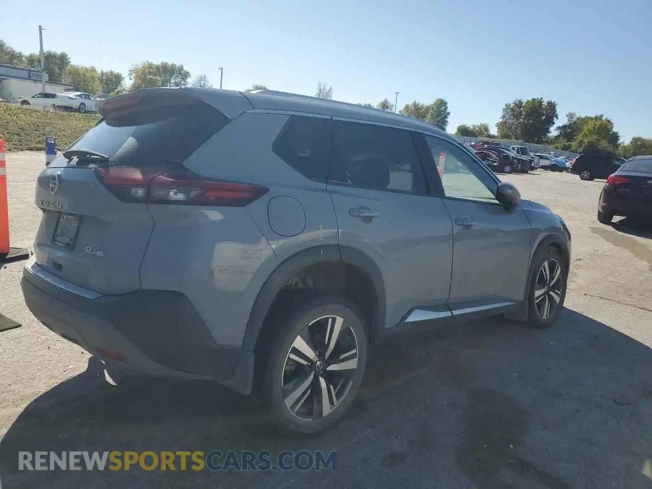 3 fotografías del automóvil dañado JN8AT3CB1MW240725 NISSAN ROGUE 2021