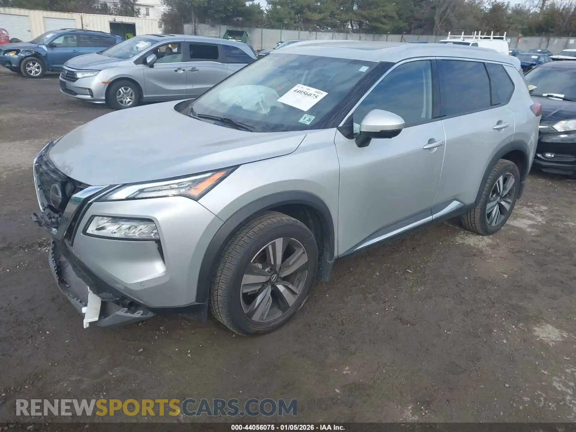 2 Photograph of a damaged car JN8AT3CB3MW242718 NISSAN ROGUE 2021