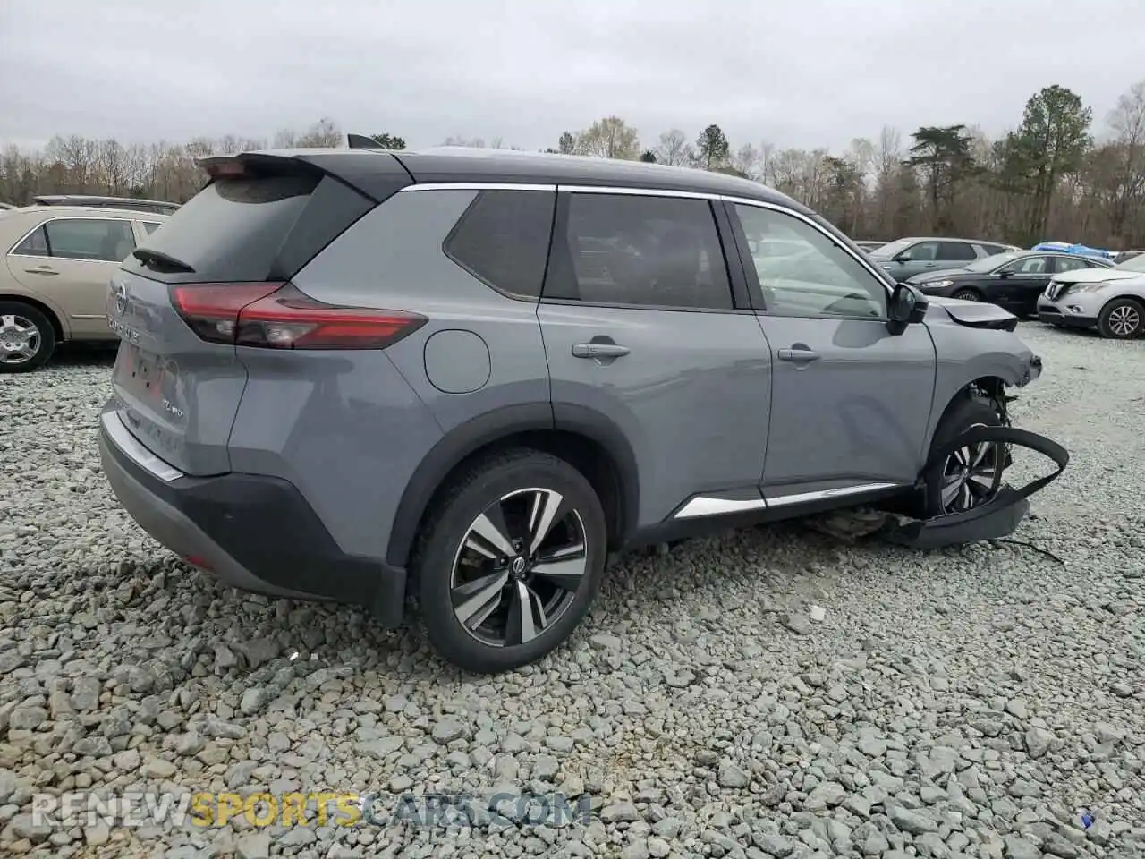3 Photograph of a damaged car JN8AT3CB6MW211611 NISSAN ROGUE 2021