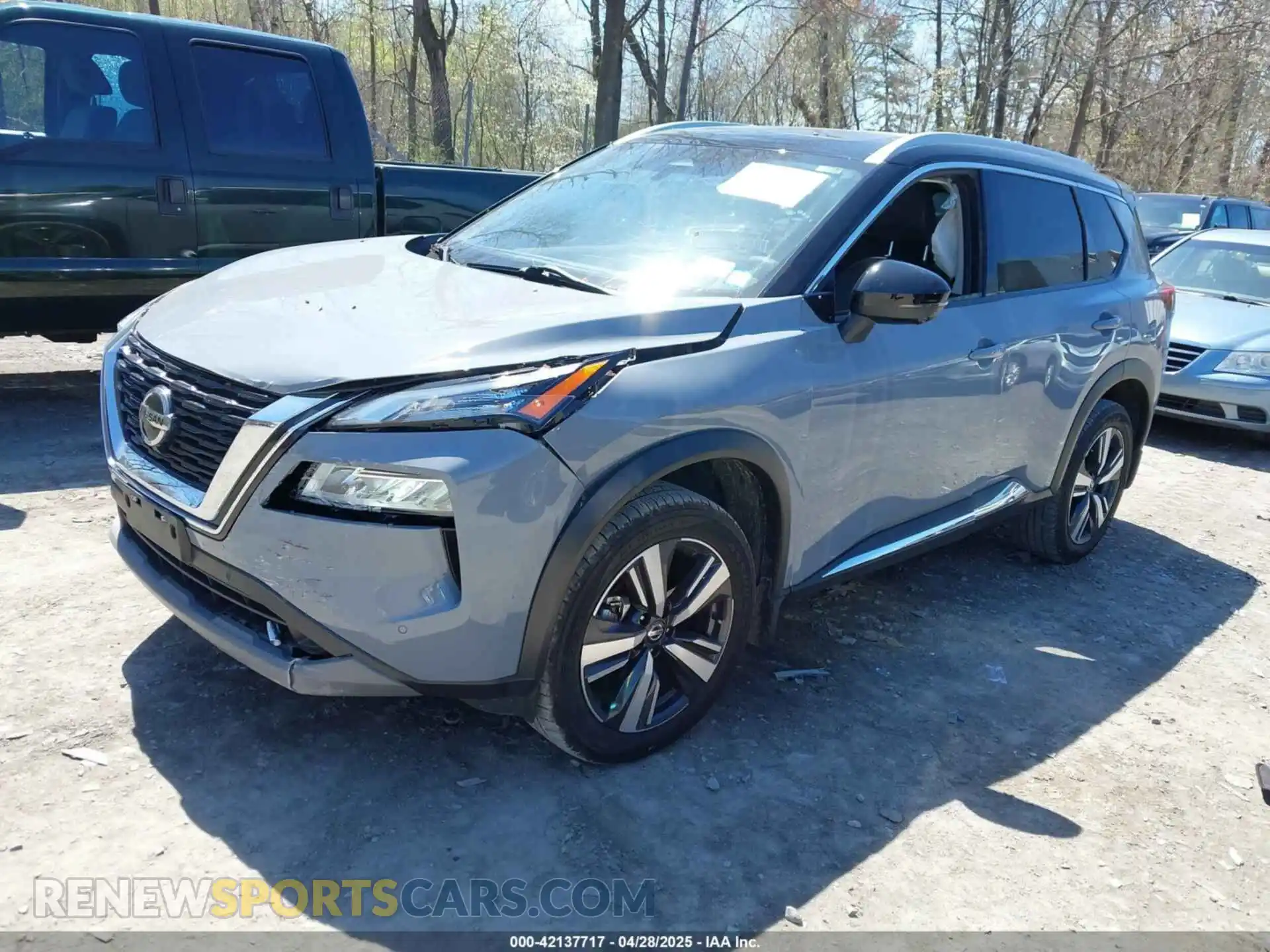 2 Photograph of a damaged car JN8AT3CB7MW238140 NISSAN ROGUE 2021