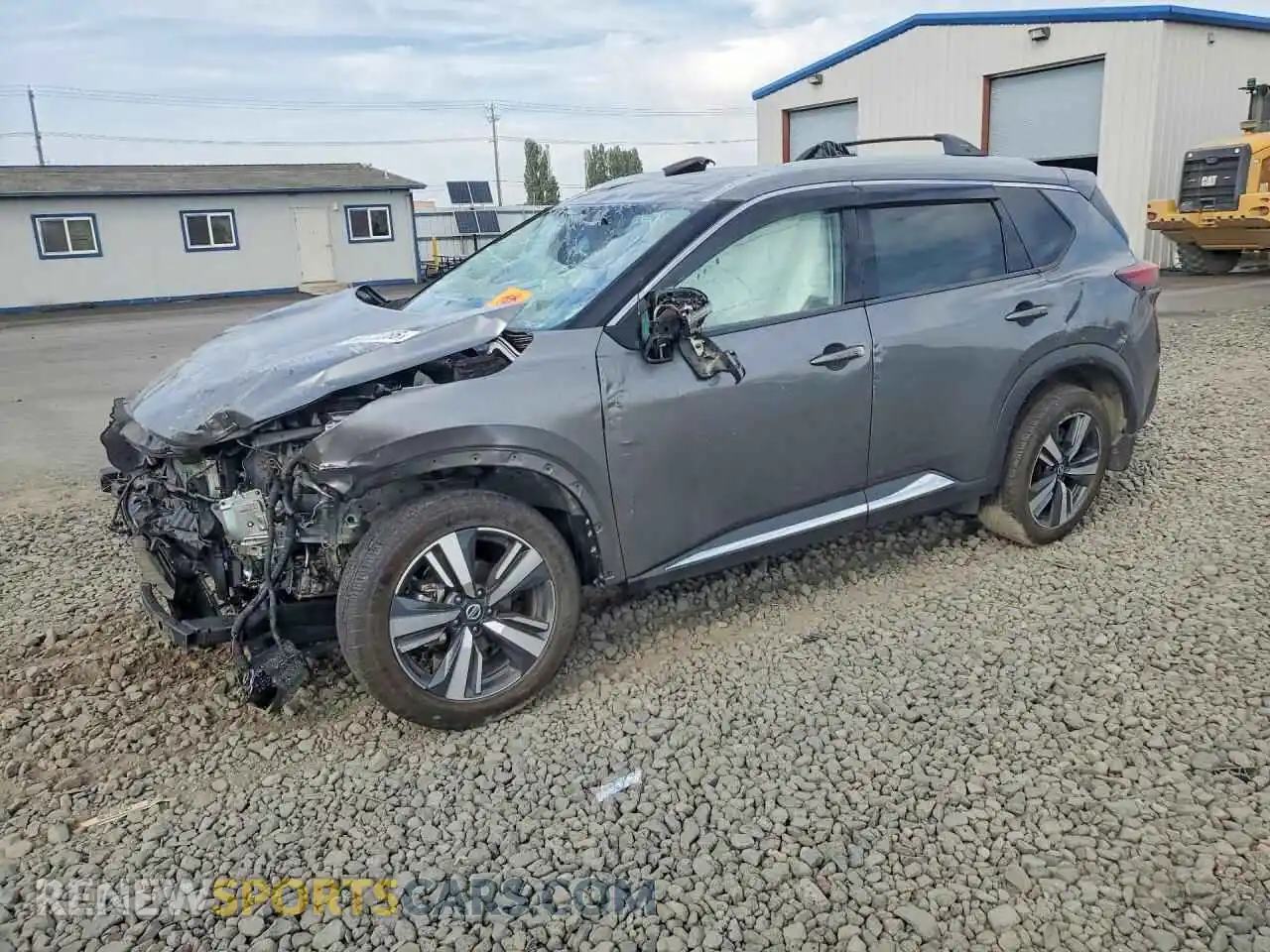 2 Photograph of a damaged car JN8AT3CB7MW239997 NISSAN ROGUE 2021