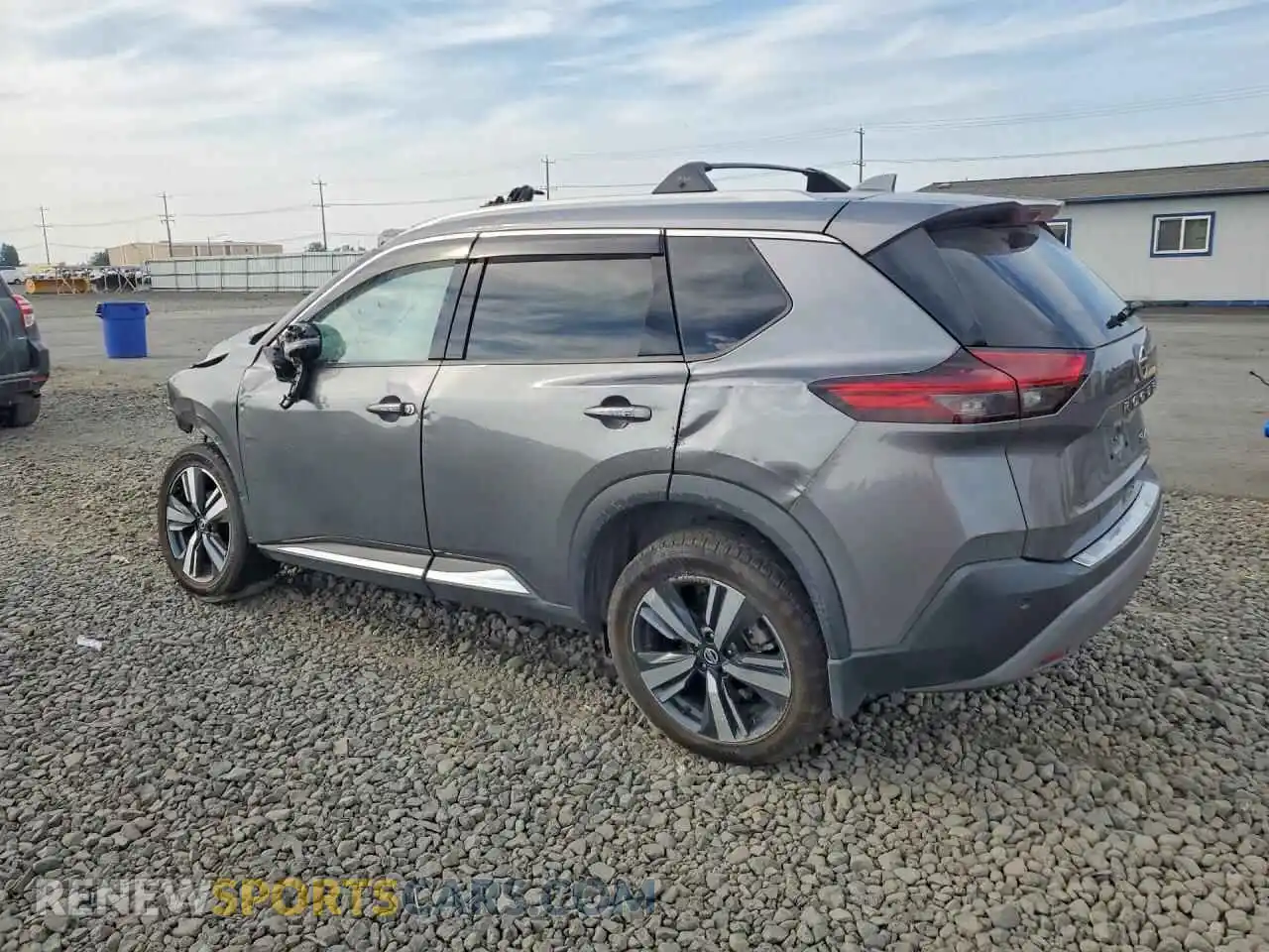 3 Photograph of a damaged car JN8AT3CB7MW239997 NISSAN ROGUE 2021