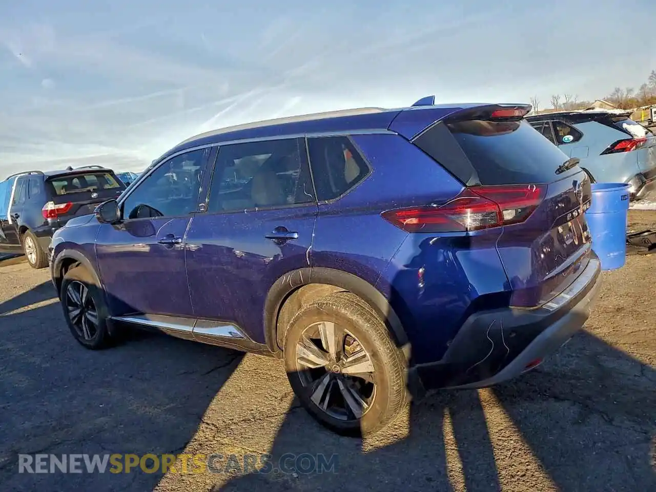 2 Photograph of a damaged car JN8AT3CB7MW242706 NISSAN ROGUE 2021