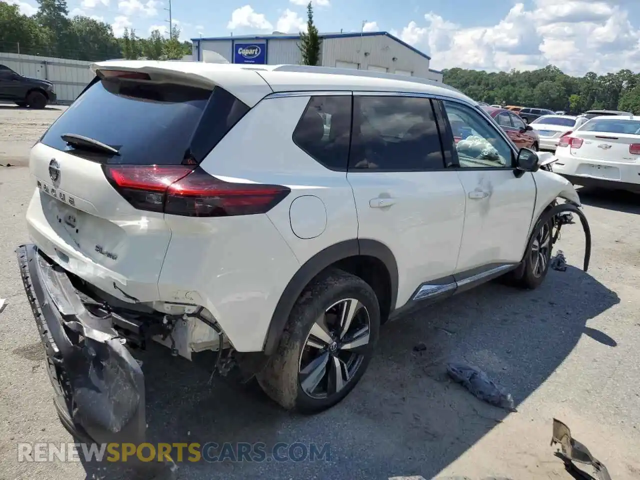 3 Photograph of a damaged car JN8AT3CB8MW236929 NISSAN ROGUE 2021