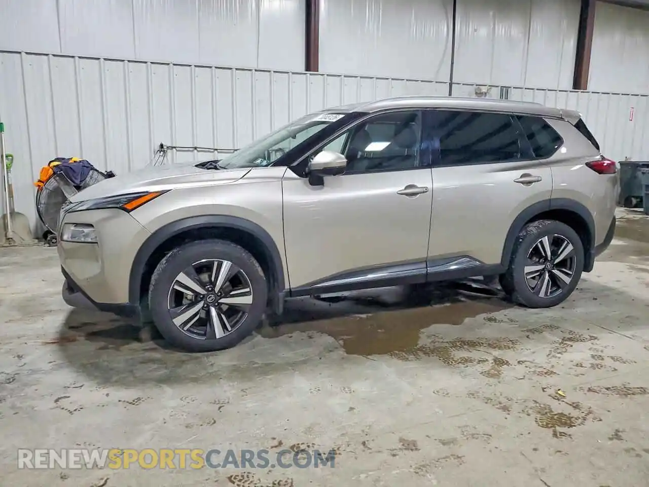 1 Photograph of a damaged car JN8AT3CB8MW238518 NISSAN ROGUE 2021