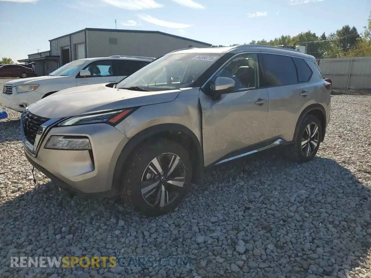 1 Photograph of a damaged car JN8AT3CB8MW239765 NISSAN ROGUE 2021
