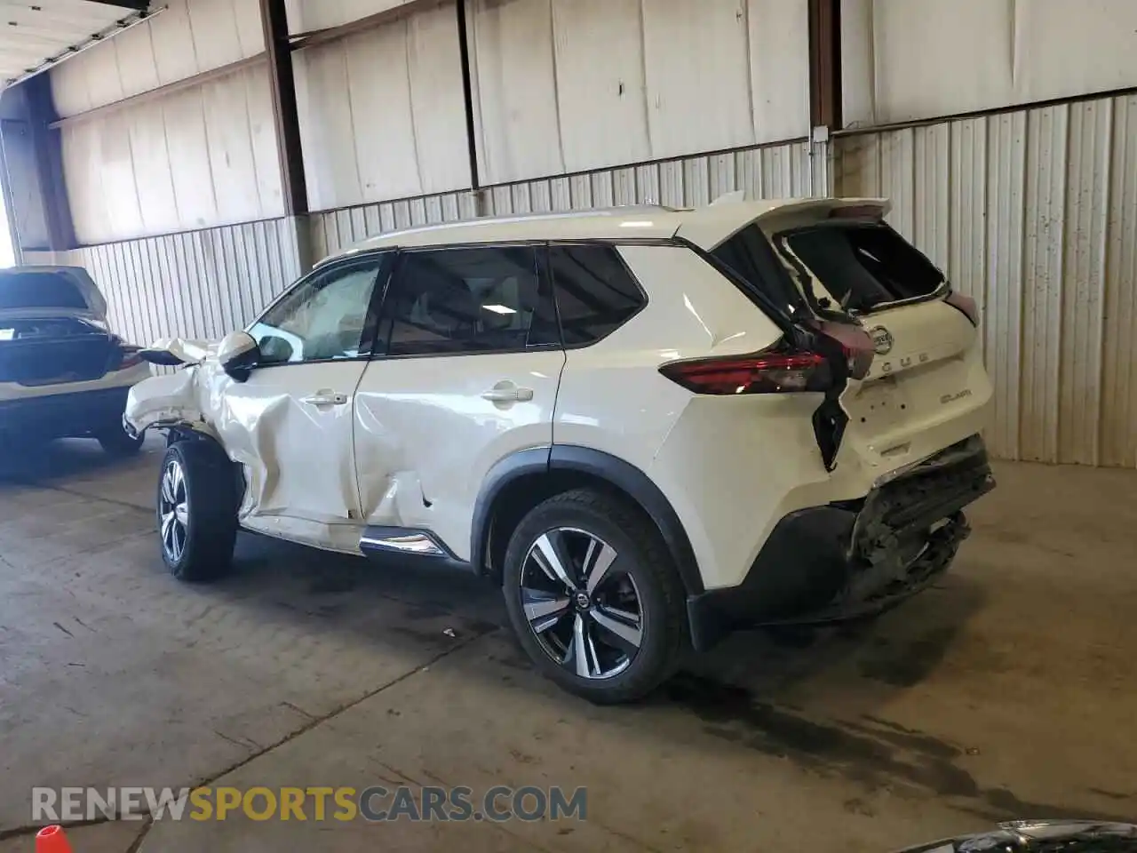 2 Photograph of a damaged car JN8AT3CB8MW242097 NISSAN ROGUE 2021