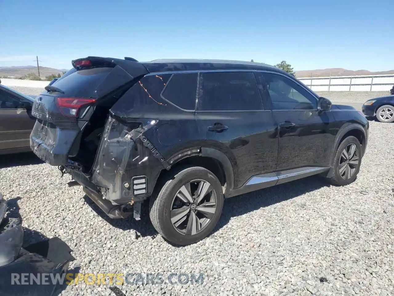 3 Photograph of a damaged car JN8AT3CB9MW237104 NISSAN ROGUE 2021