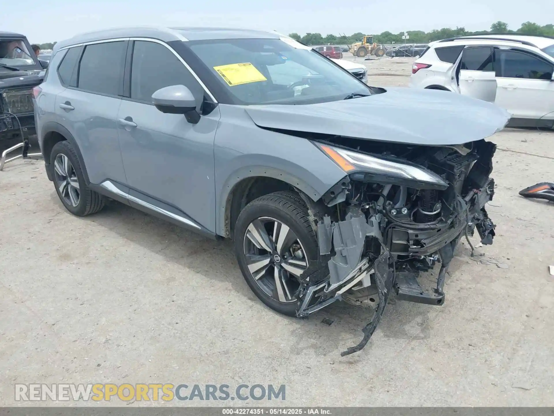 1 Photograph of a damaged car JN8AT3DC0MW102679 NISSAN ROGUE 2021