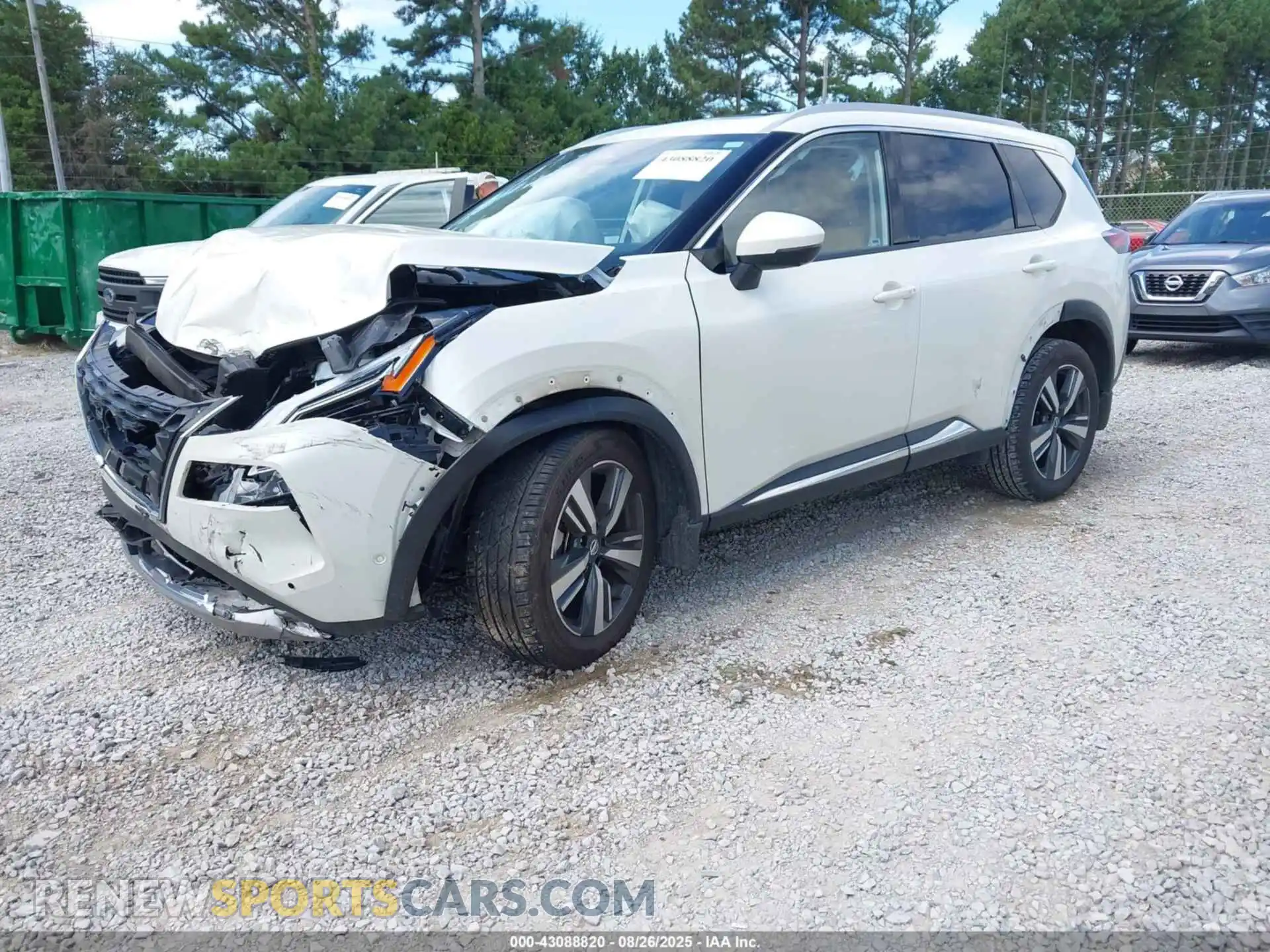 2 Photograph of a damaged car JN8AT3DC2MW106426 NISSAN ROGUE 2021