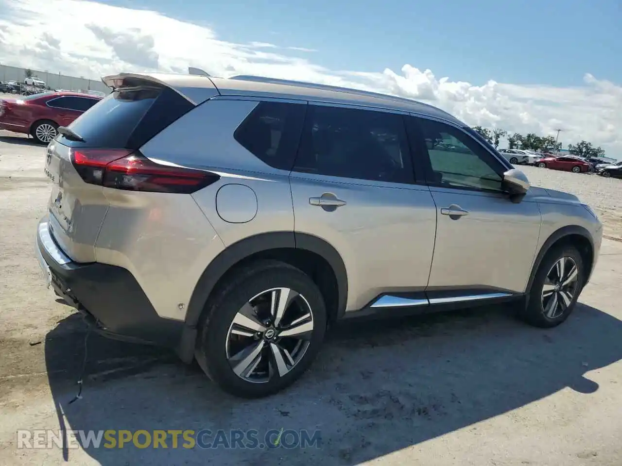 3 Photograph of a damaged car JN8AT3DC2MW106684 NISSAN ROGUE 2021