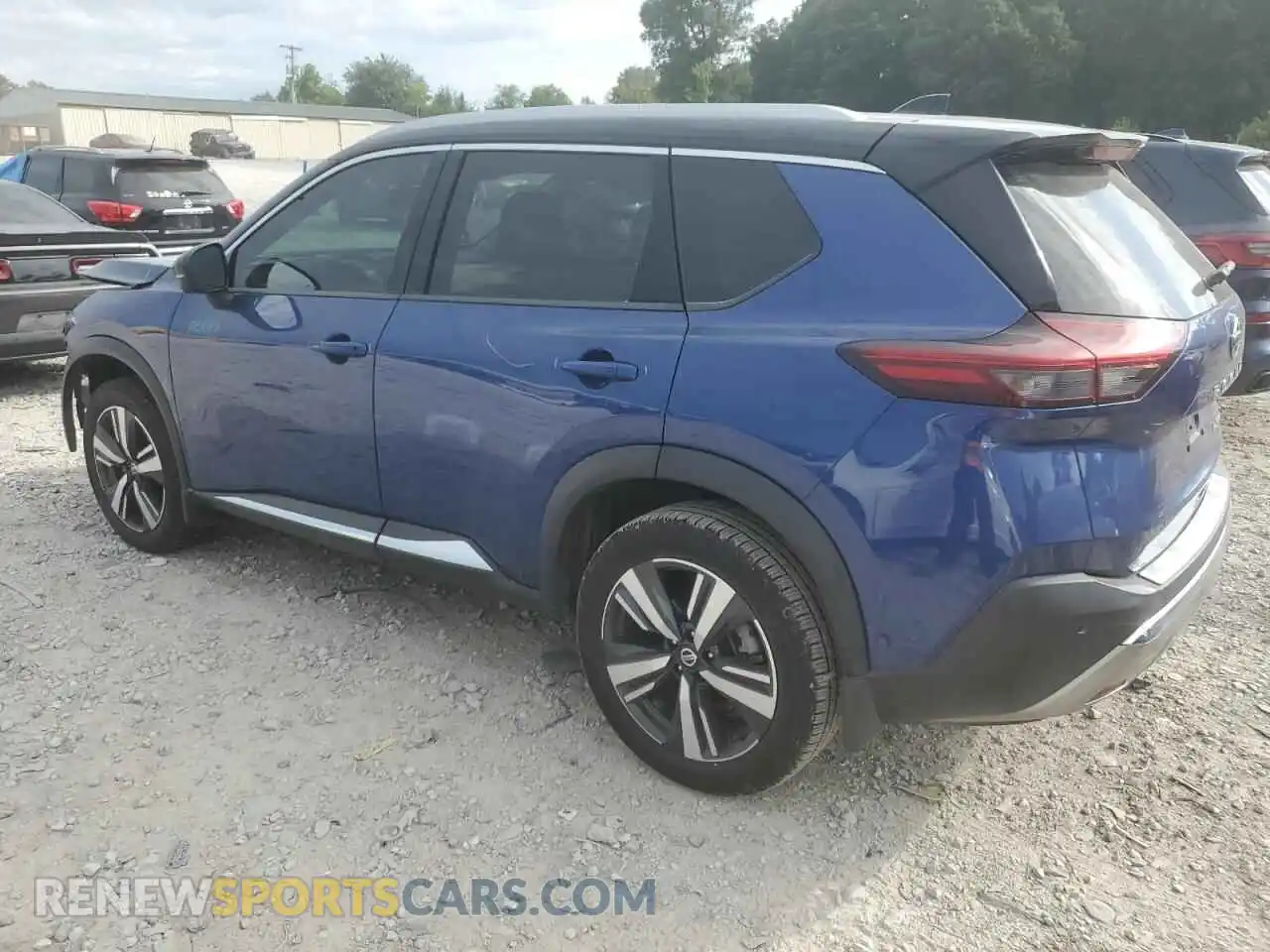 2 Photograph of a damaged car JN8AT3DC2MW107379 NISSAN ROGUE 2021