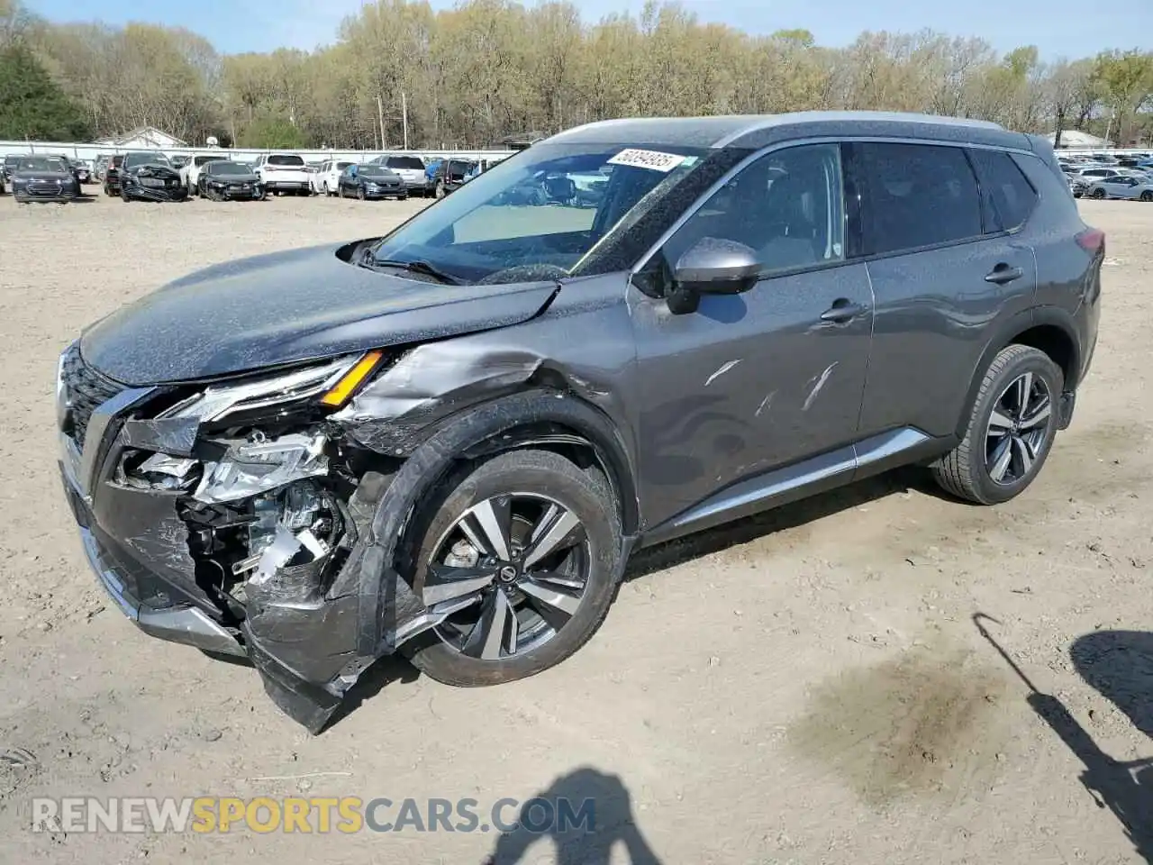 1 Photograph of a damaged car JN8AT3DC3MW101803 NISSAN ROGUE 2021