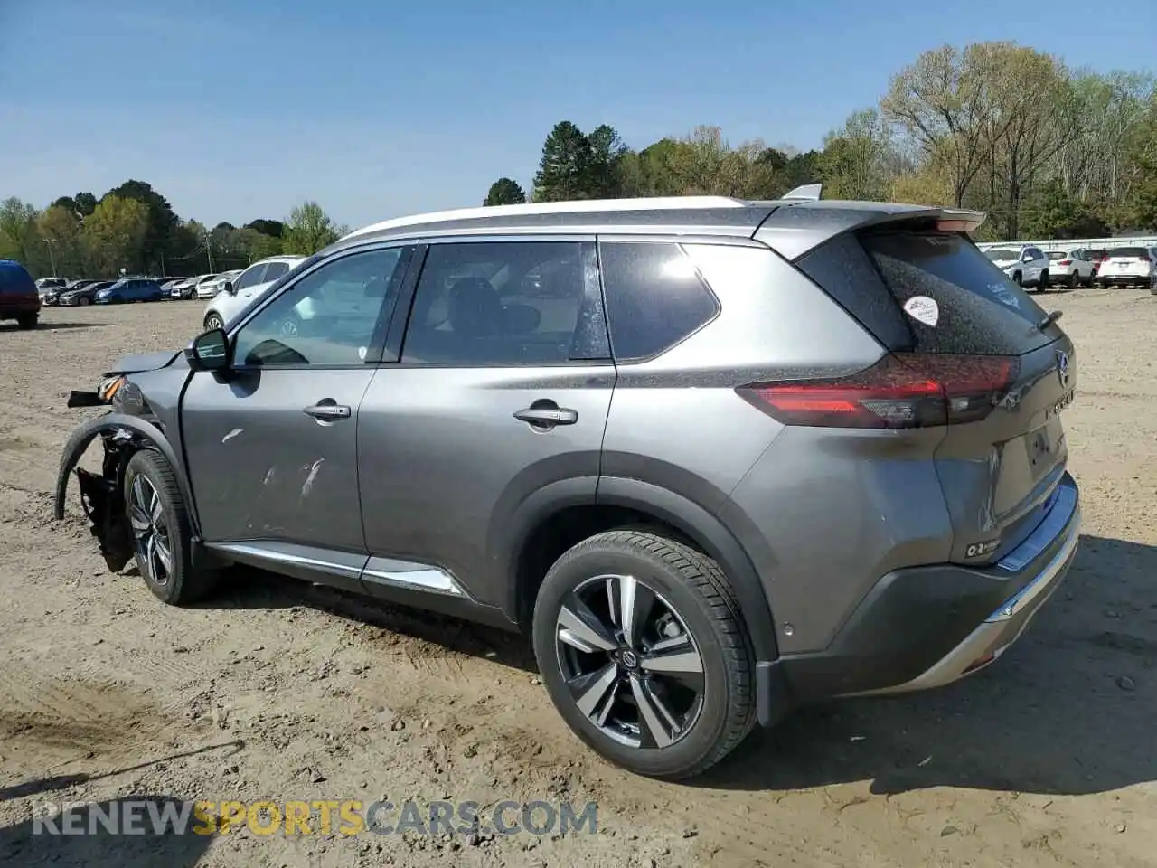 2 Photograph of a damaged car JN8AT3DC3MW101803 NISSAN ROGUE 2021
