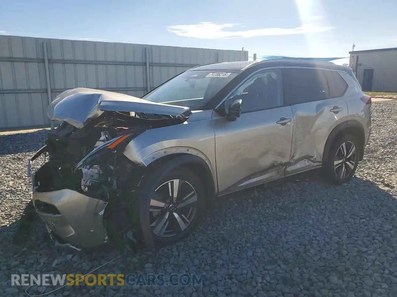 1 Photograph of a damaged car JN8AT3DC4MW100644 NISSAN ROGUE 2021