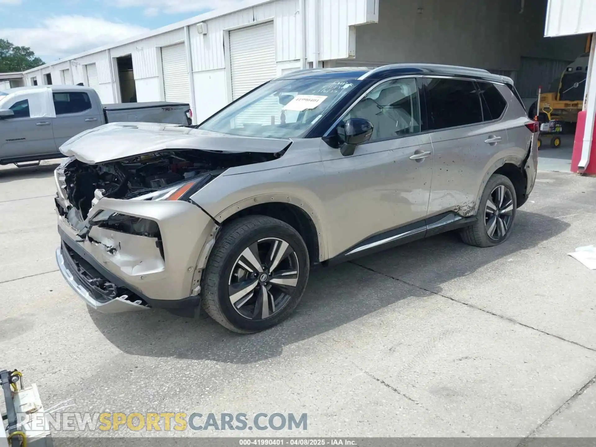 2 Photograph of a damaged car JN8AT3DC4MW100952 NISSAN ROGUE 2021