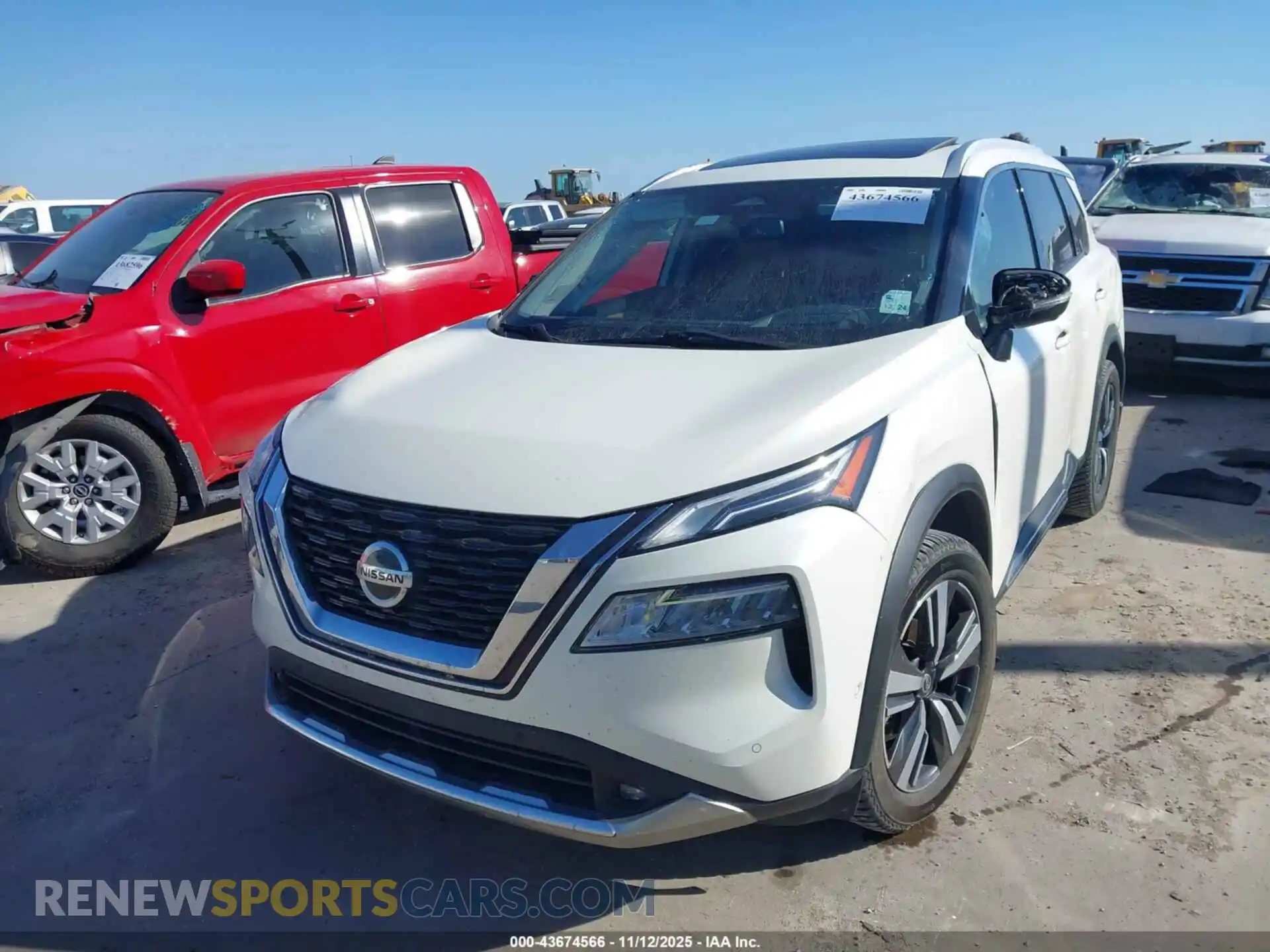 2 Photograph of a damaged car JN8AT3DC5MW105416 NISSAN ROGUE 2021