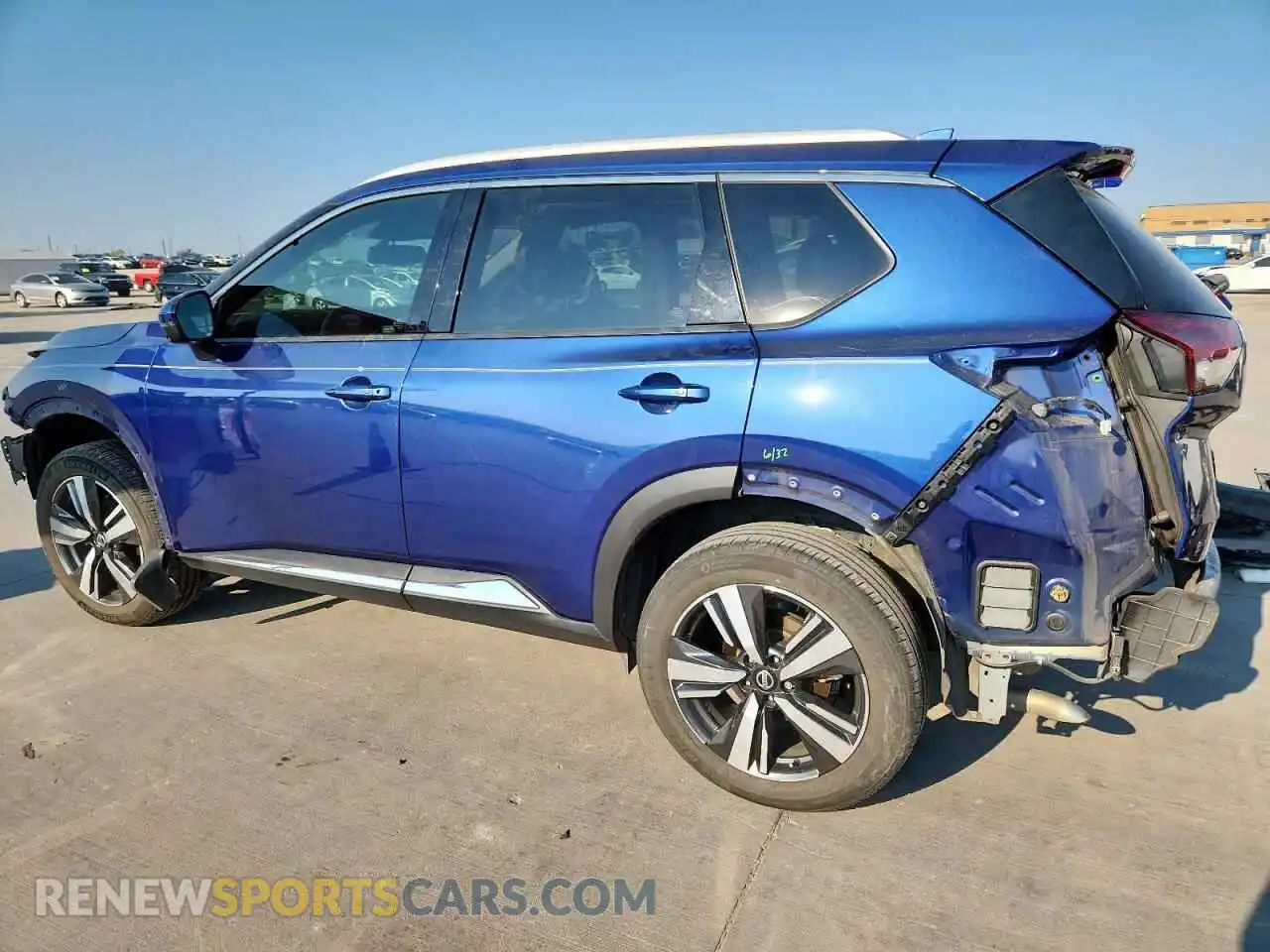 2 Photograph of a damaged car JN8AT3DC6MW101746 NISSAN ROGUE 2021