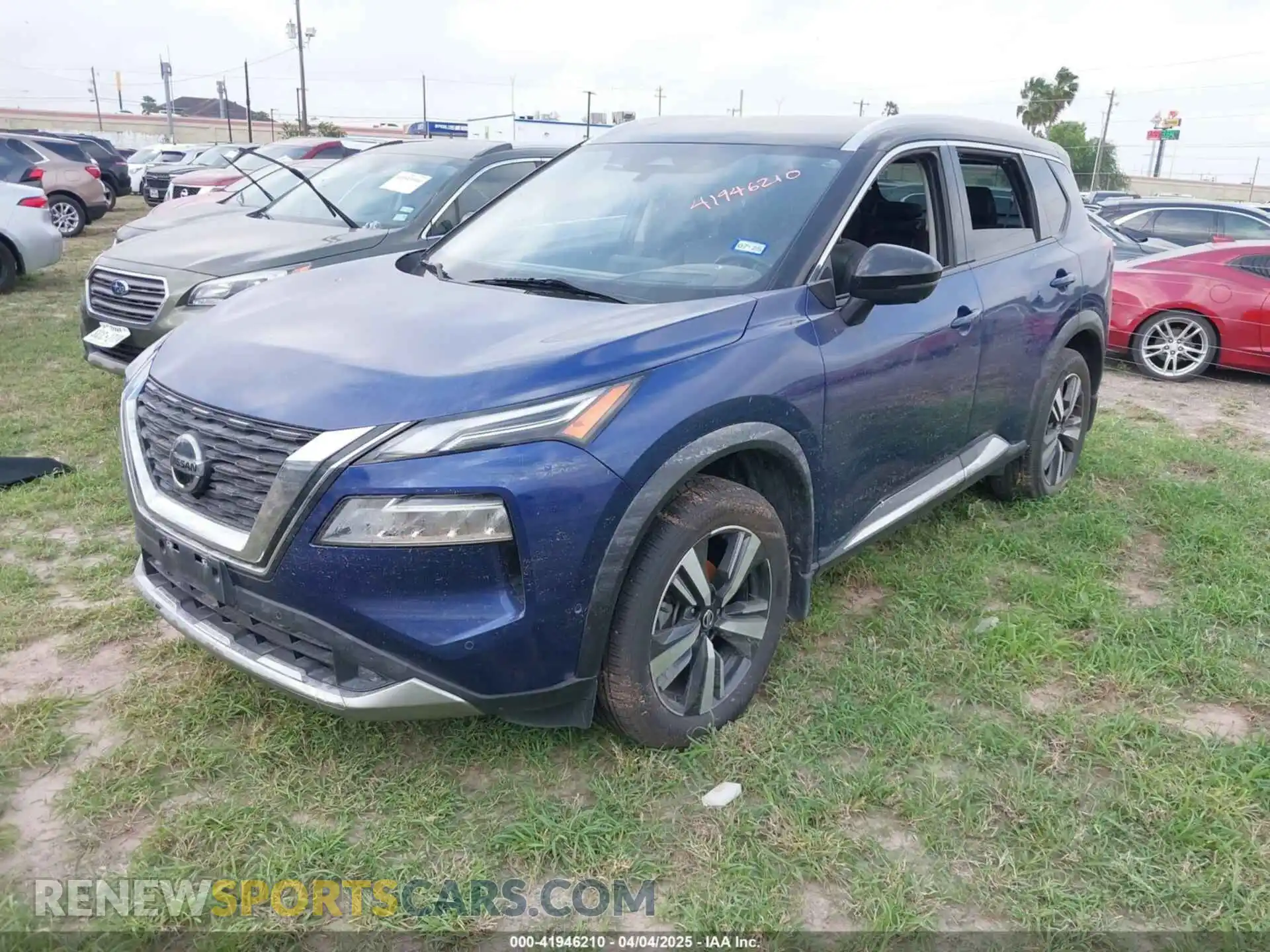 2 Photograph of a damaged car JN8AT3DC6MW103531 NISSAN ROGUE 2021