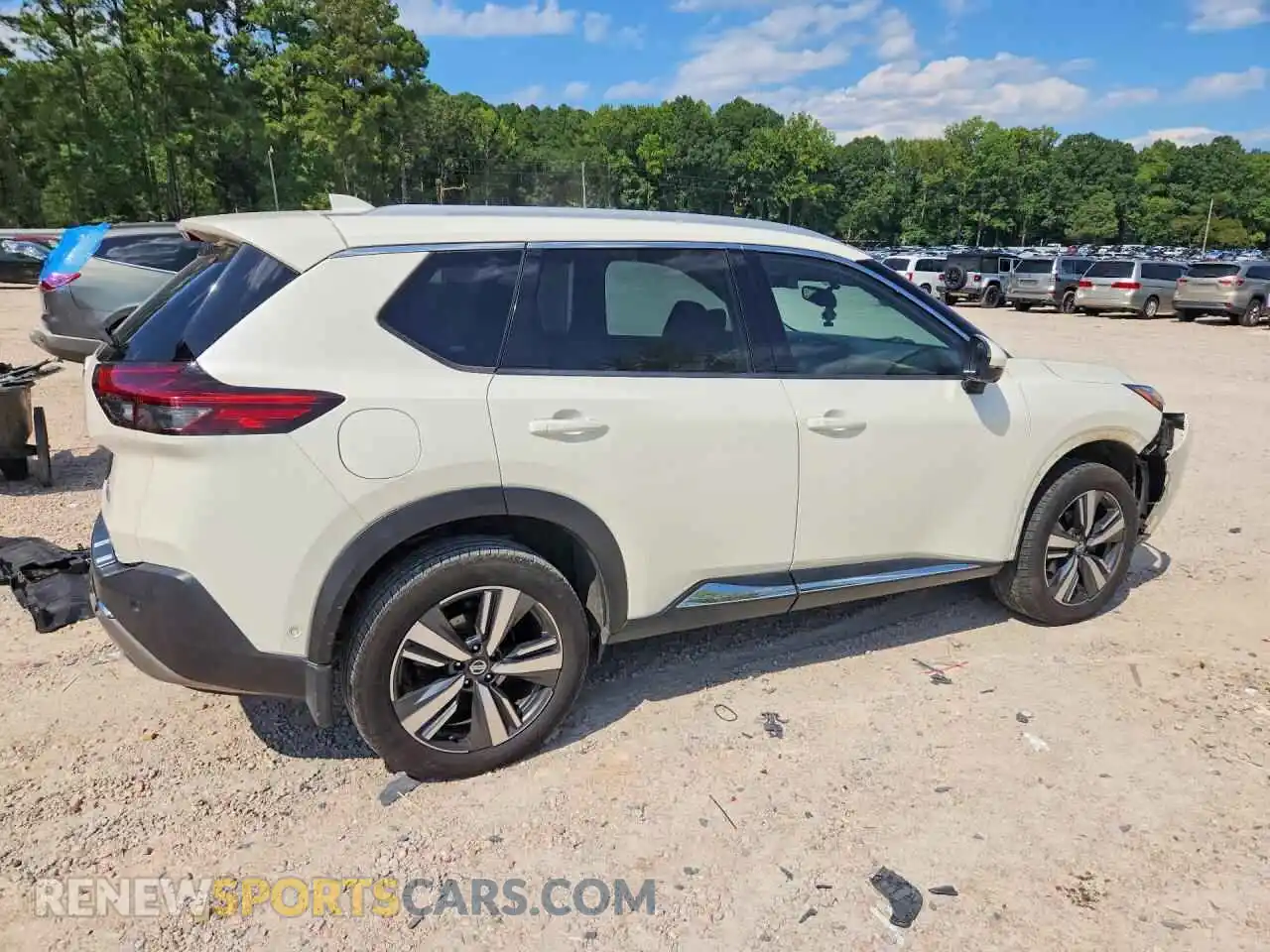 3 Photograph of a damaged car JN8AT3DC6MW104369 NISSAN ROGUE 2021