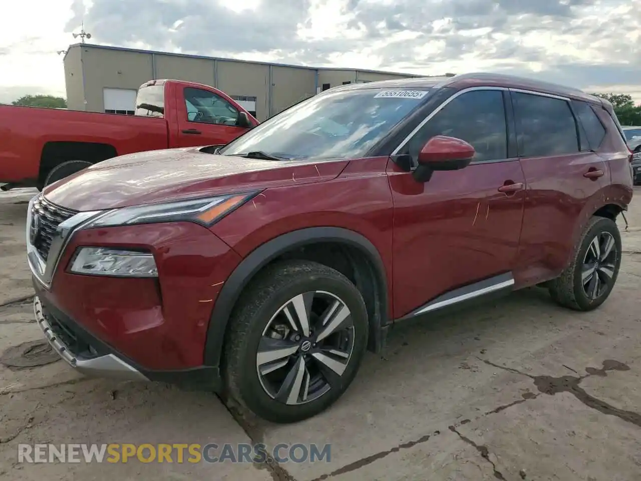 1 Photograph of a damaged car JN8AT3DC6MW107529 NISSAN ROGUE 2021