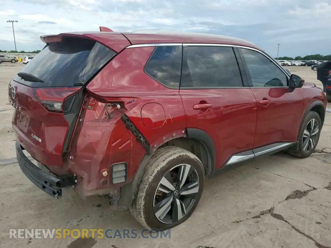 3 Photograph of a damaged car JN8AT3DC6MW107529 NISSAN ROGUE 2021