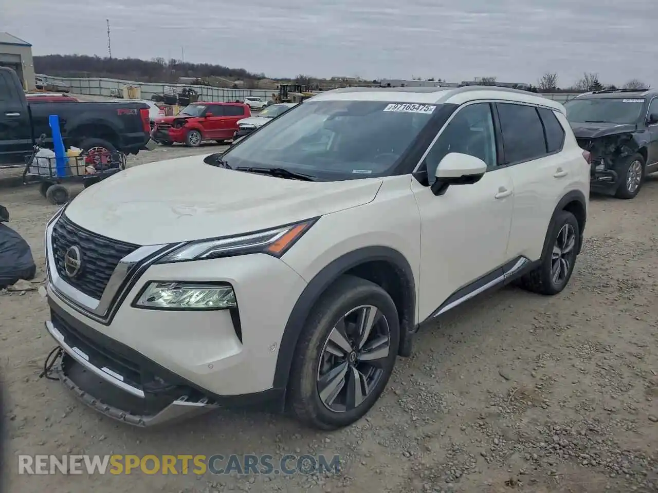 1 Photograph of a damaged car JN8AT3DC8MW101814 NISSAN ROGUE 2021