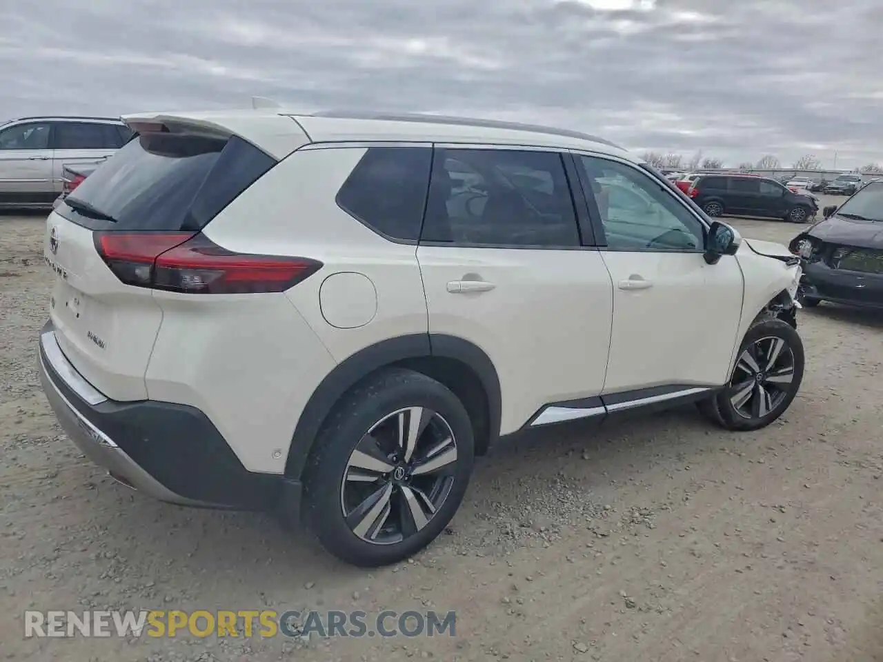 3 Photograph of a damaged car JN8AT3DC8MW101814 NISSAN ROGUE 2021