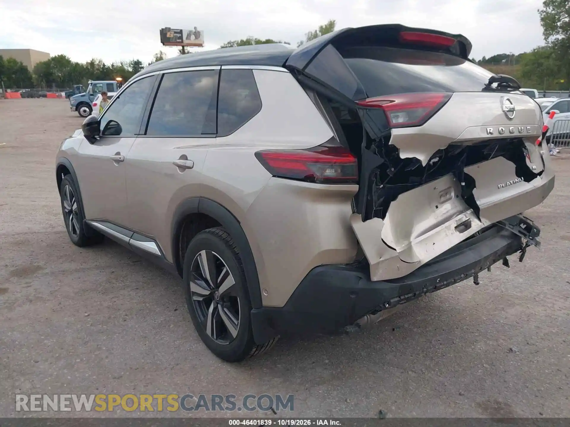 3 Photograph of a damaged car JN8AT3DC8MW105796 NISSAN ROGUE 2021