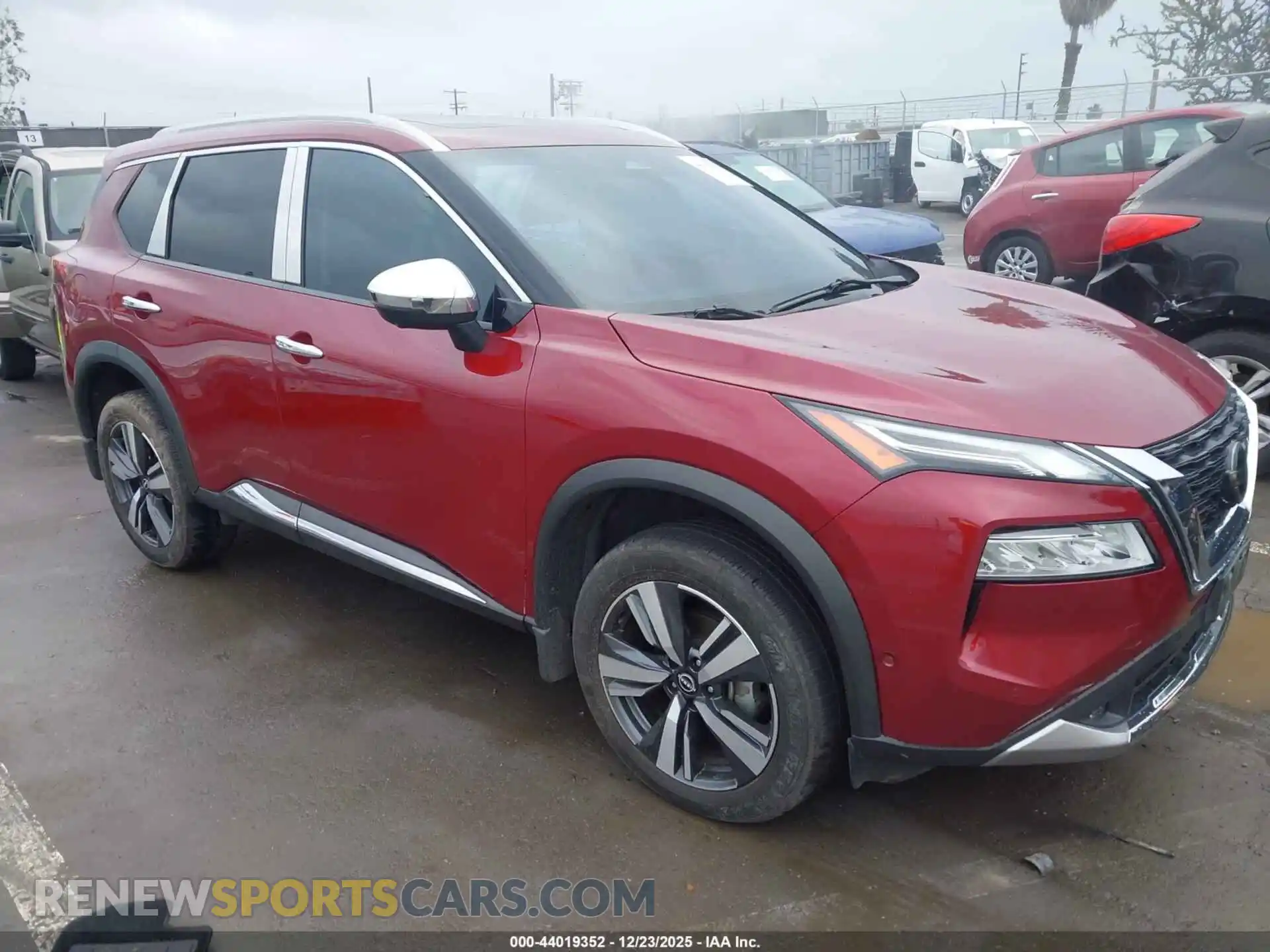 1 Photograph of a damaged car JN8AT3DC9MW102034 NISSAN ROGUE 2021