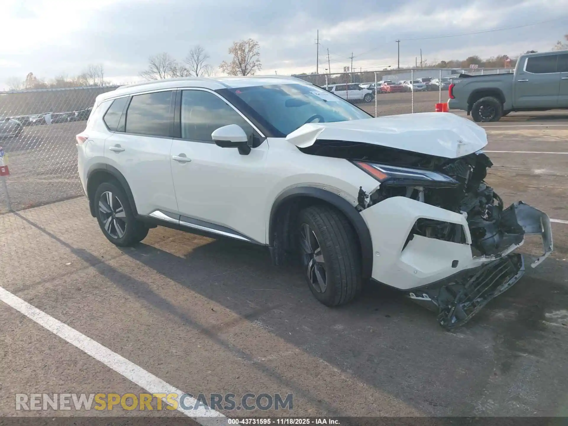 1 Photograph of a damaged car JN8AT3DC9MW103457 NISSAN ROGUE 2021