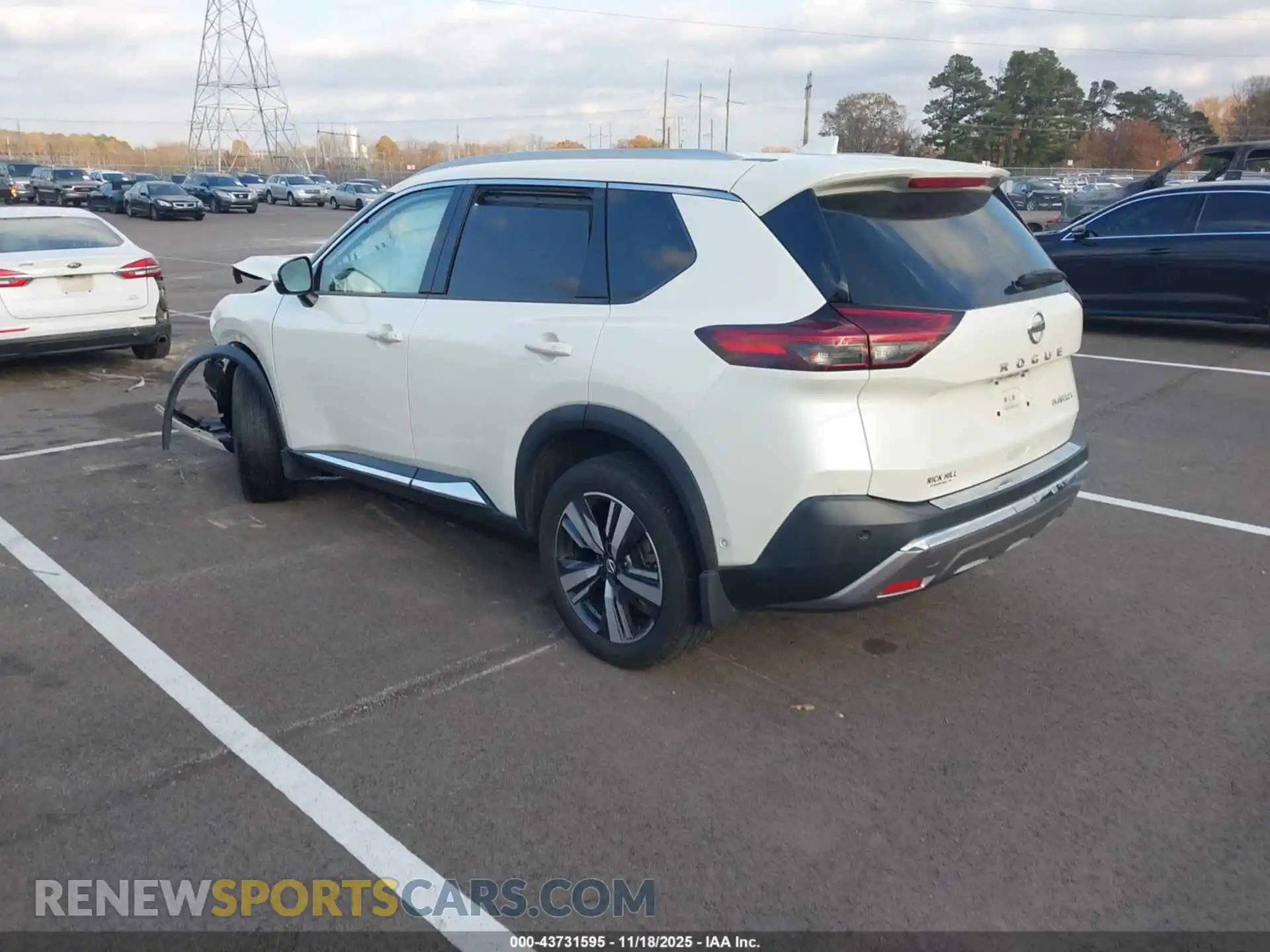 3 Photograph of a damaged car JN8AT3DC9MW103457 NISSAN ROGUE 2021