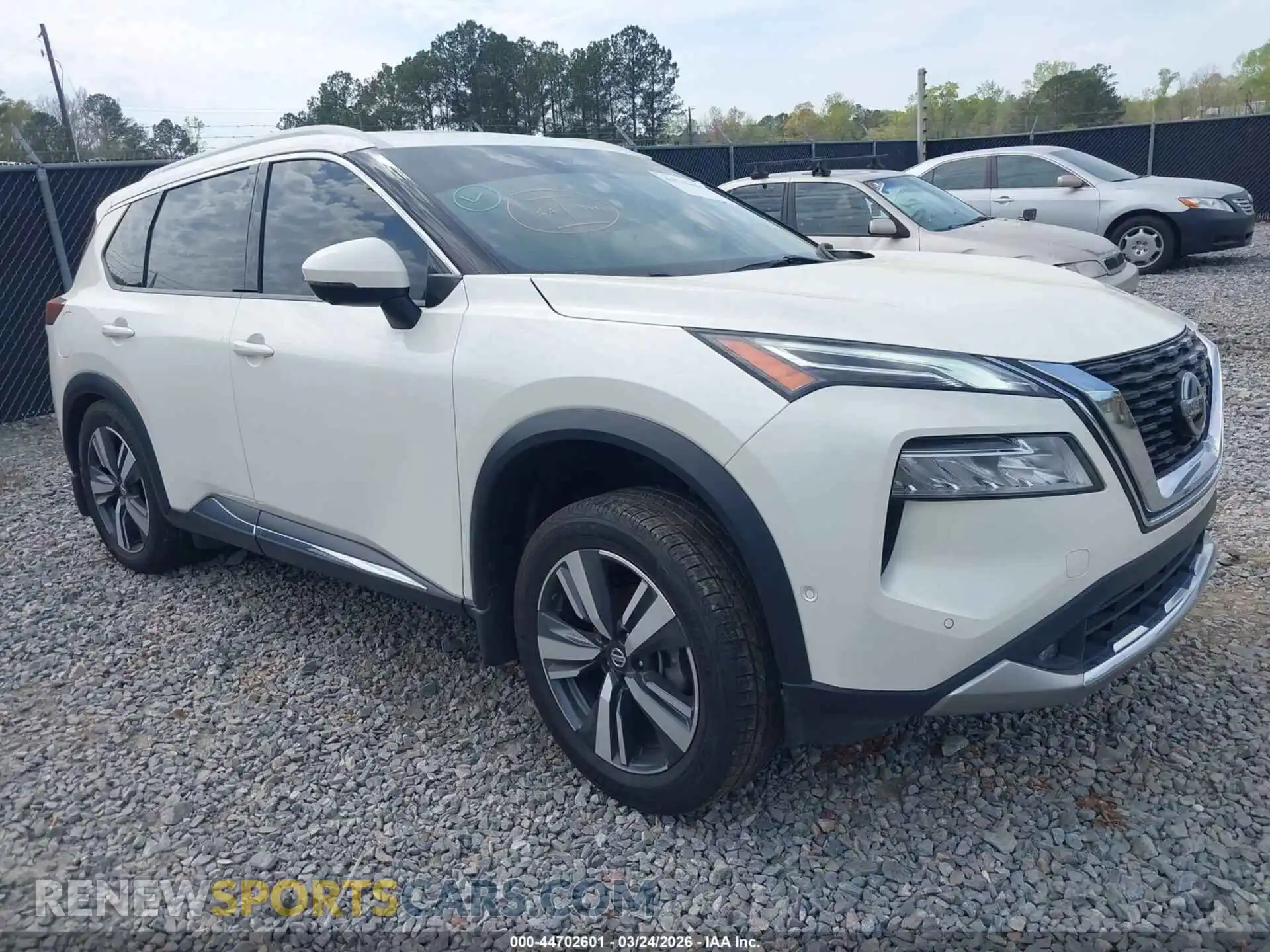 1 Photograph of a damaged car JN8AT3DC9MW107654 NISSAN ROGUE 2021